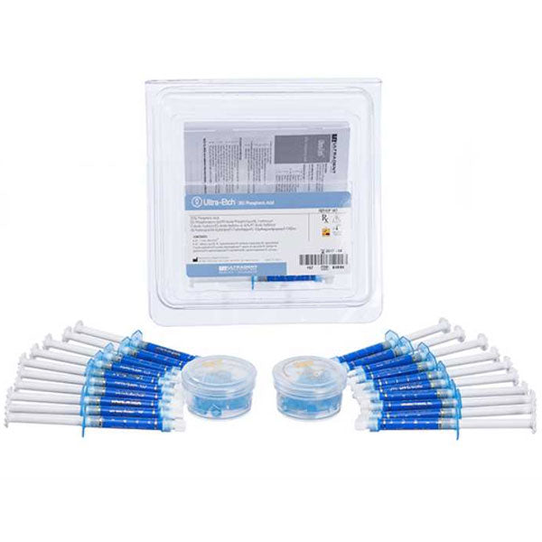 Ultradent Ultra-Etch Econo Kit: 35% Phosphoric Acid Gel - 20 x 1.2 ml Syringes & 40 Blue Micro Tips Ultradent Ultra-Etch Econo Kit: 35% Phosphoric Acid Gel - 20 x 1.2 ml Syringes & 40 Blue Micro Tips